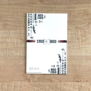 FLASH TATTOOS CHILD OF WILD